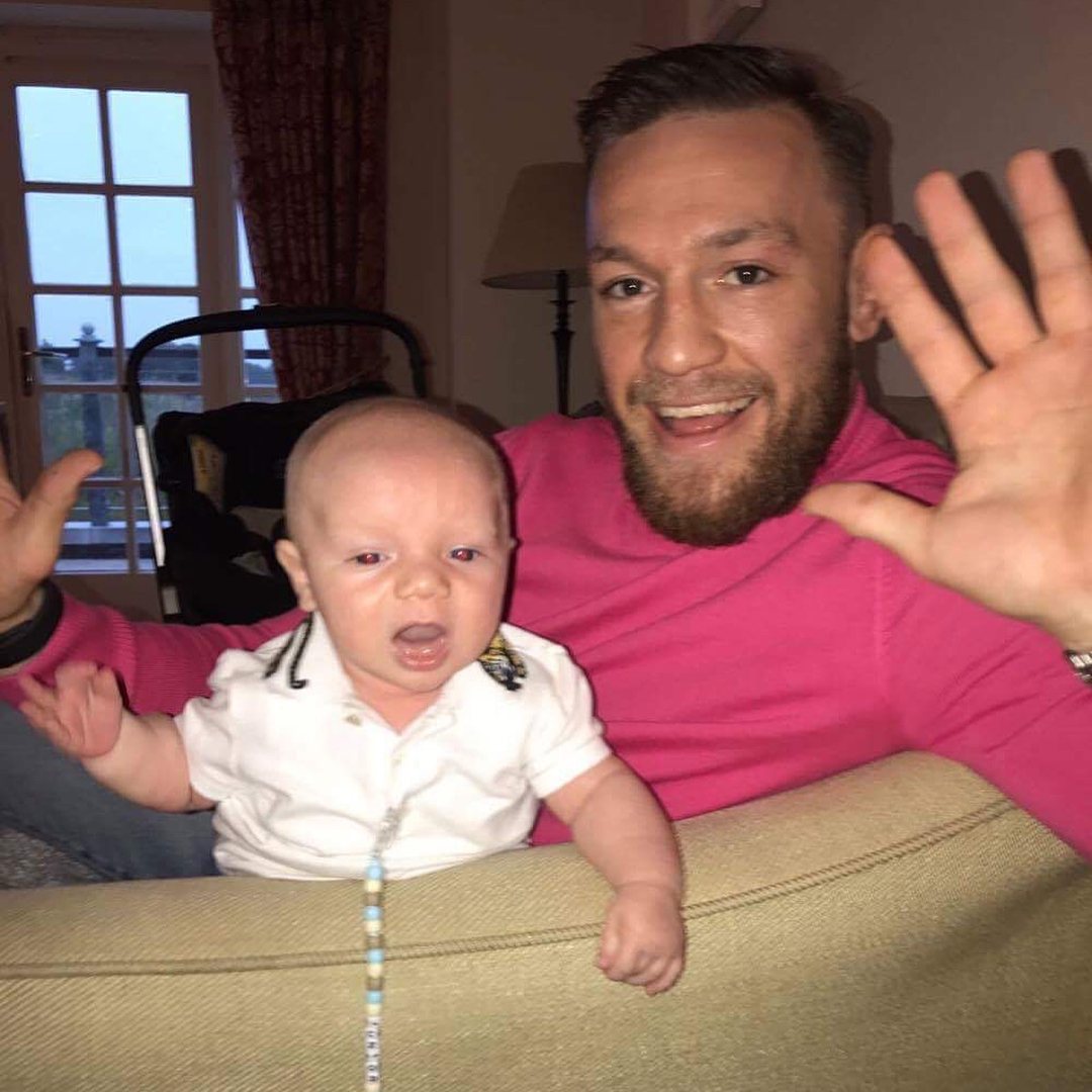 Conor McGregor IG Post - Working out with my son ??? MMA Photo