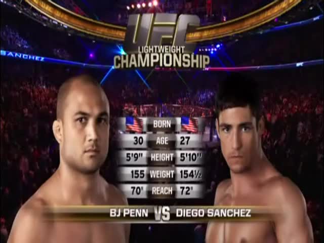 BJ Penn vs Diego Sanchez Full Fight UFC 107 Part 2 MMA Video
