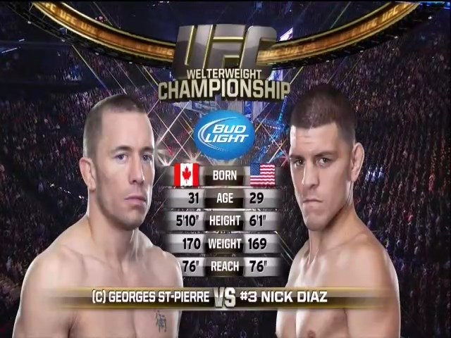 George St Pierre Vs Nick Diaz Full Fight Georges St Pierre vs Nick Diaz Full Fight UFC 158 Part 1 MMA Video